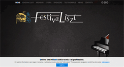 Desktop Screenshot of festivaliszt.com