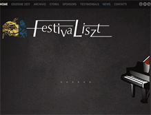 Tablet Screenshot of festivaliszt.com